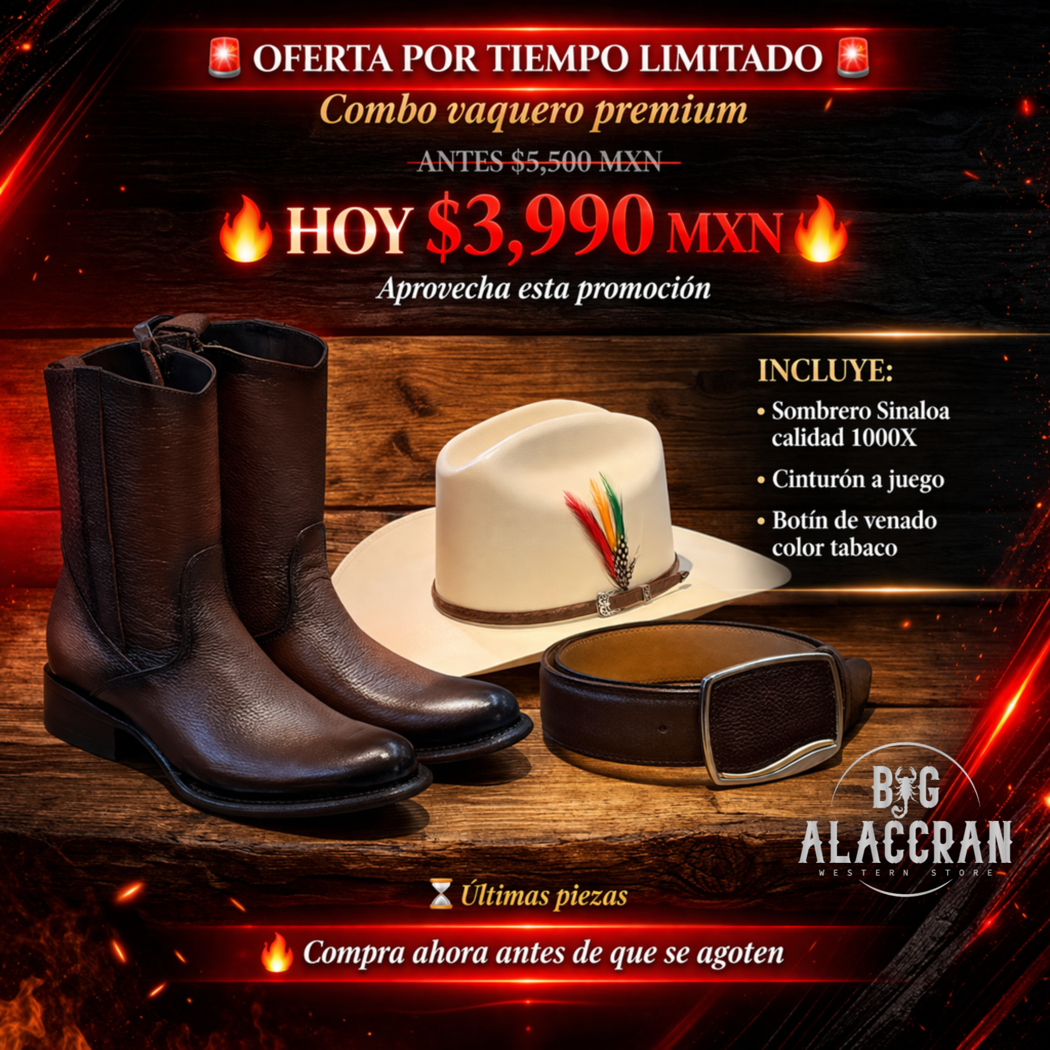 BOTA PARA CABALLERO