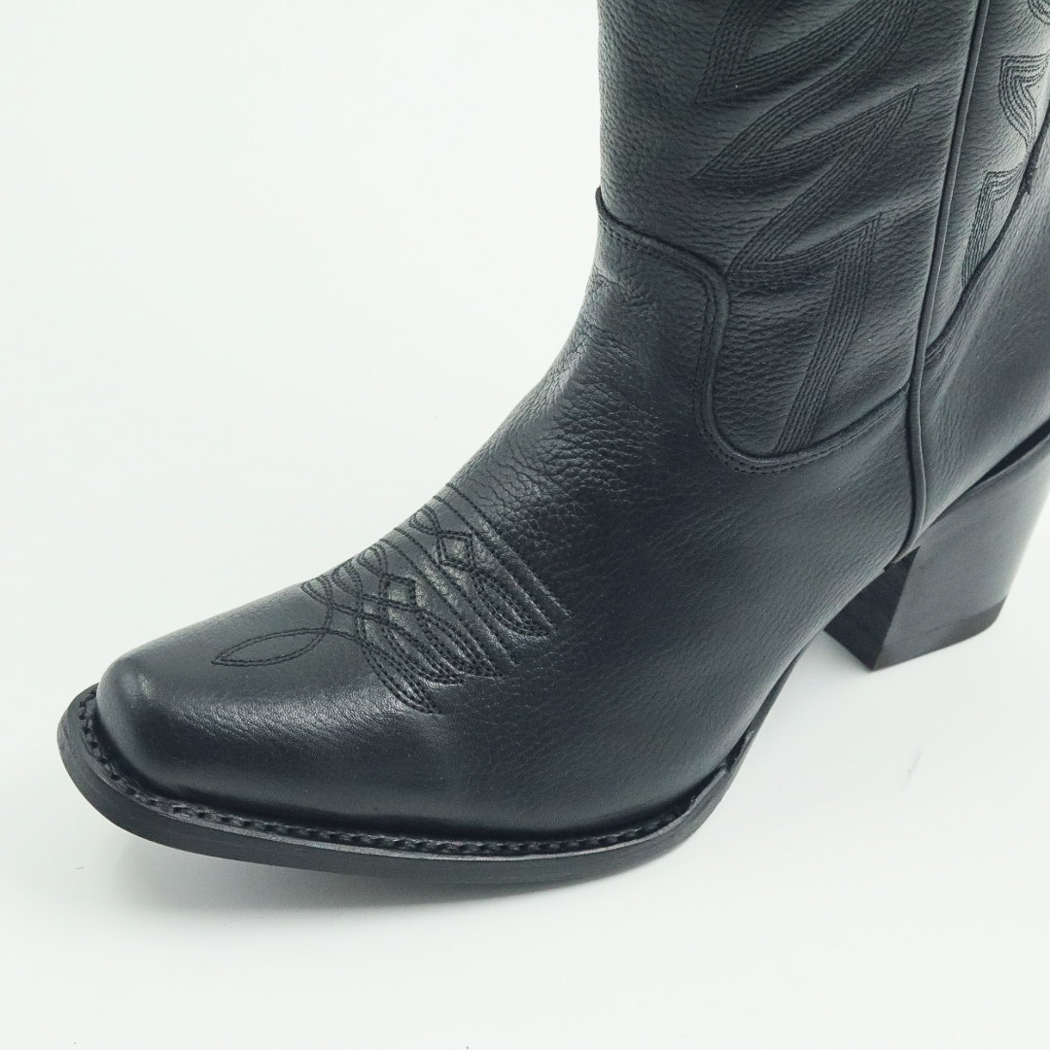 BOTA VAQUERA PARA DAMA DE PIEL MODELO BANDIDA