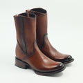 BOTA VENADO OVAL PARA CABALLERO COÑAC