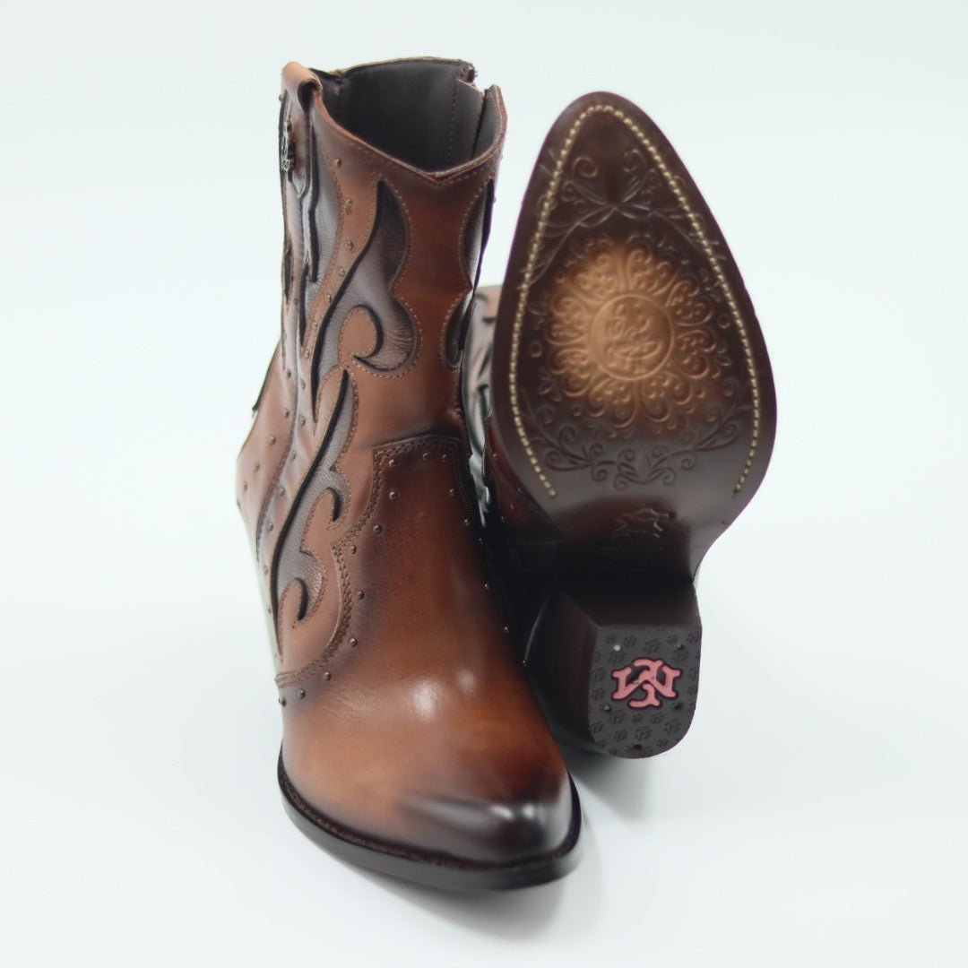 BOTIN VAQUERO PARA DAMA DE PIEL MODELO YUKON SHEDRON