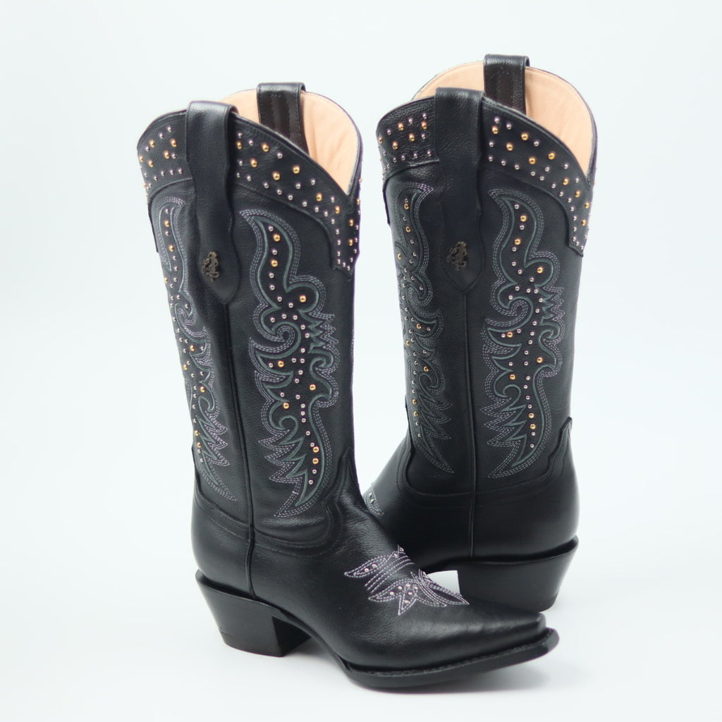 BOTA VAQUERA PARA DAMA DE PIEL MODELO DAKOTA