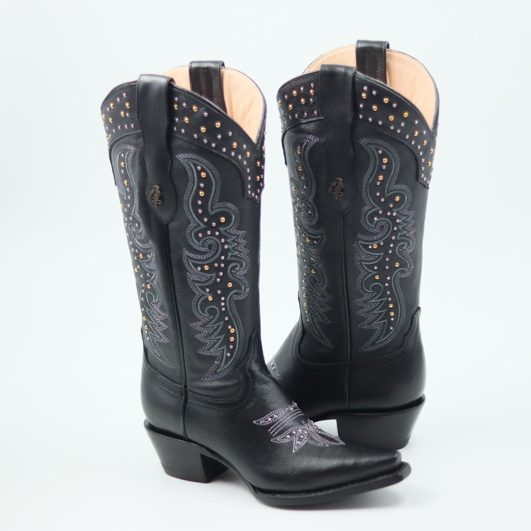 BOTA VAQUERA PARA DAMA DE PIEL MODELO DAKOTA