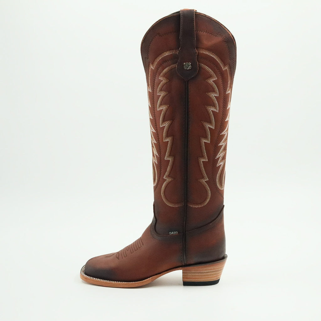 BOTA VAQUERA PARA DAMA DE PIEL MODELO KELLY