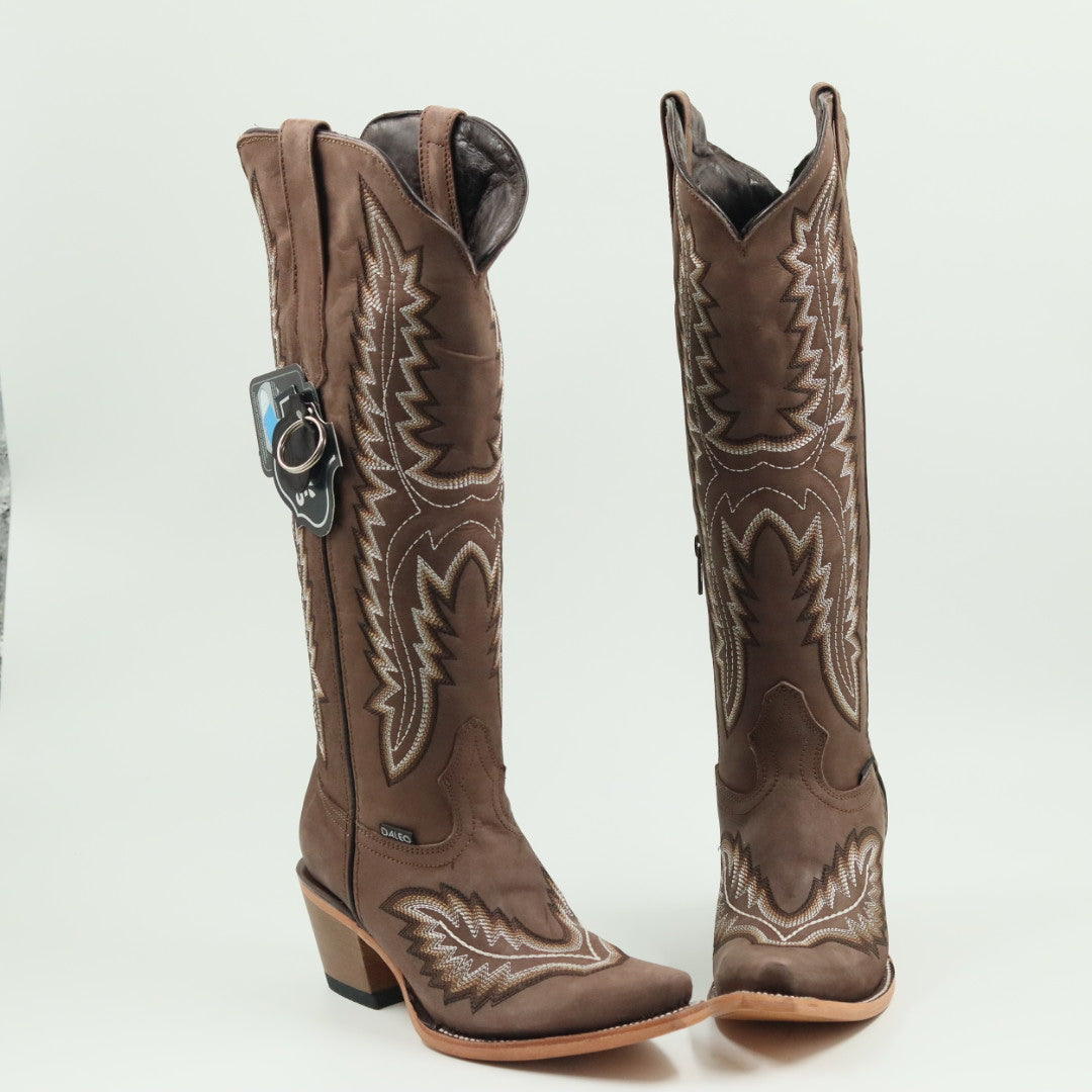 BOTA VAQUERA PARA DAMA DE PIEL MODELO TOSCANA