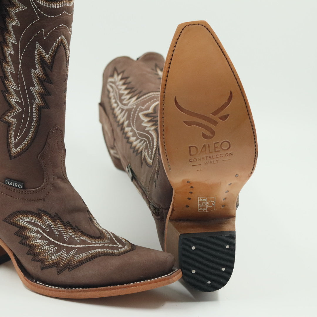 BOTA VAQUERA PARA DAMA DE PIEL MODELO TOSCANA