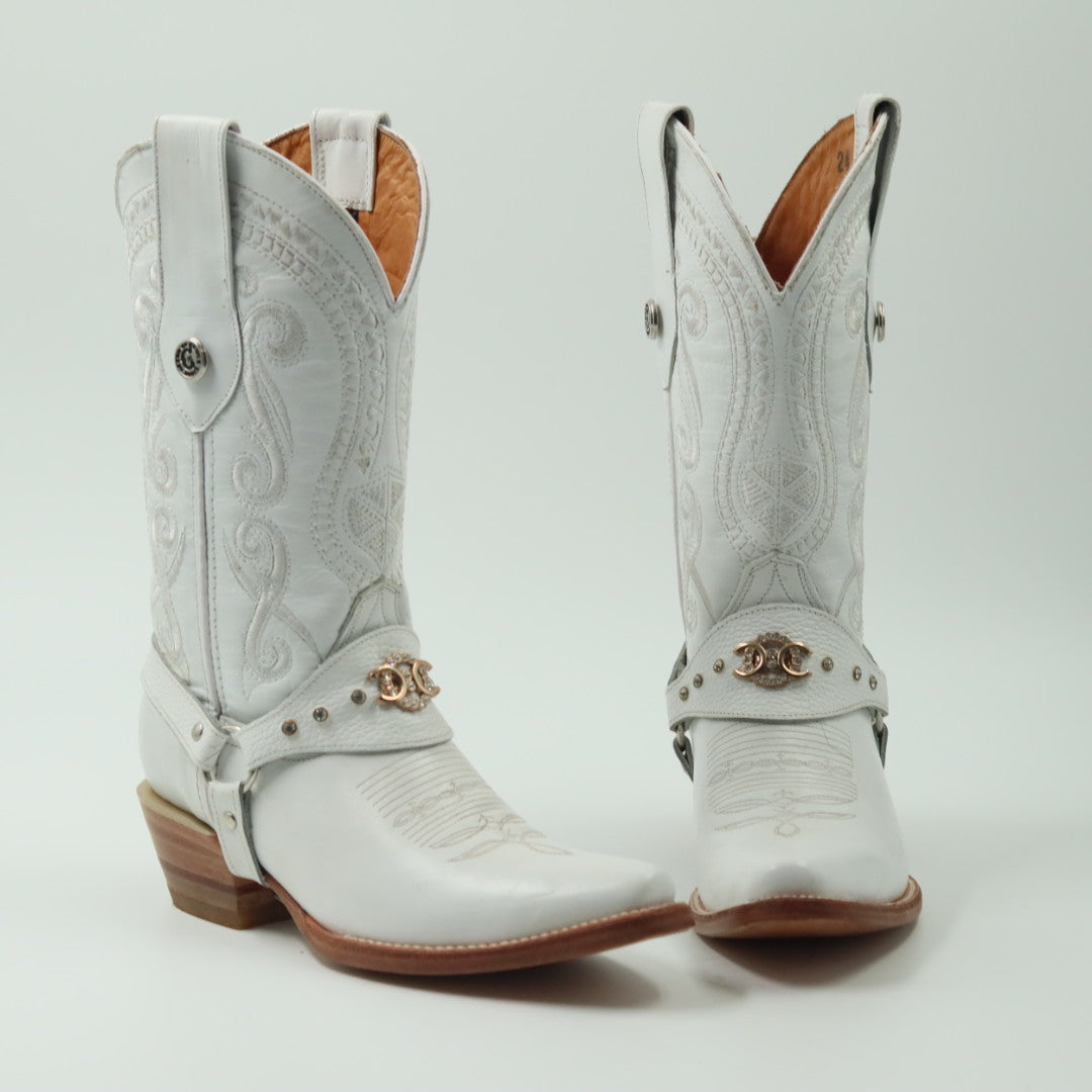 BOTA VAQUERA PARA DAMA DE PIEL MODELO FRANCESA