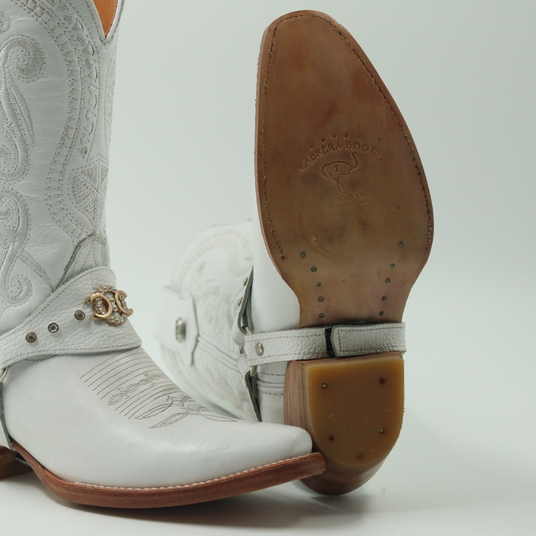 BOTA VAQUERA PARA DAMA DE PIEL MODELO FRANCESA