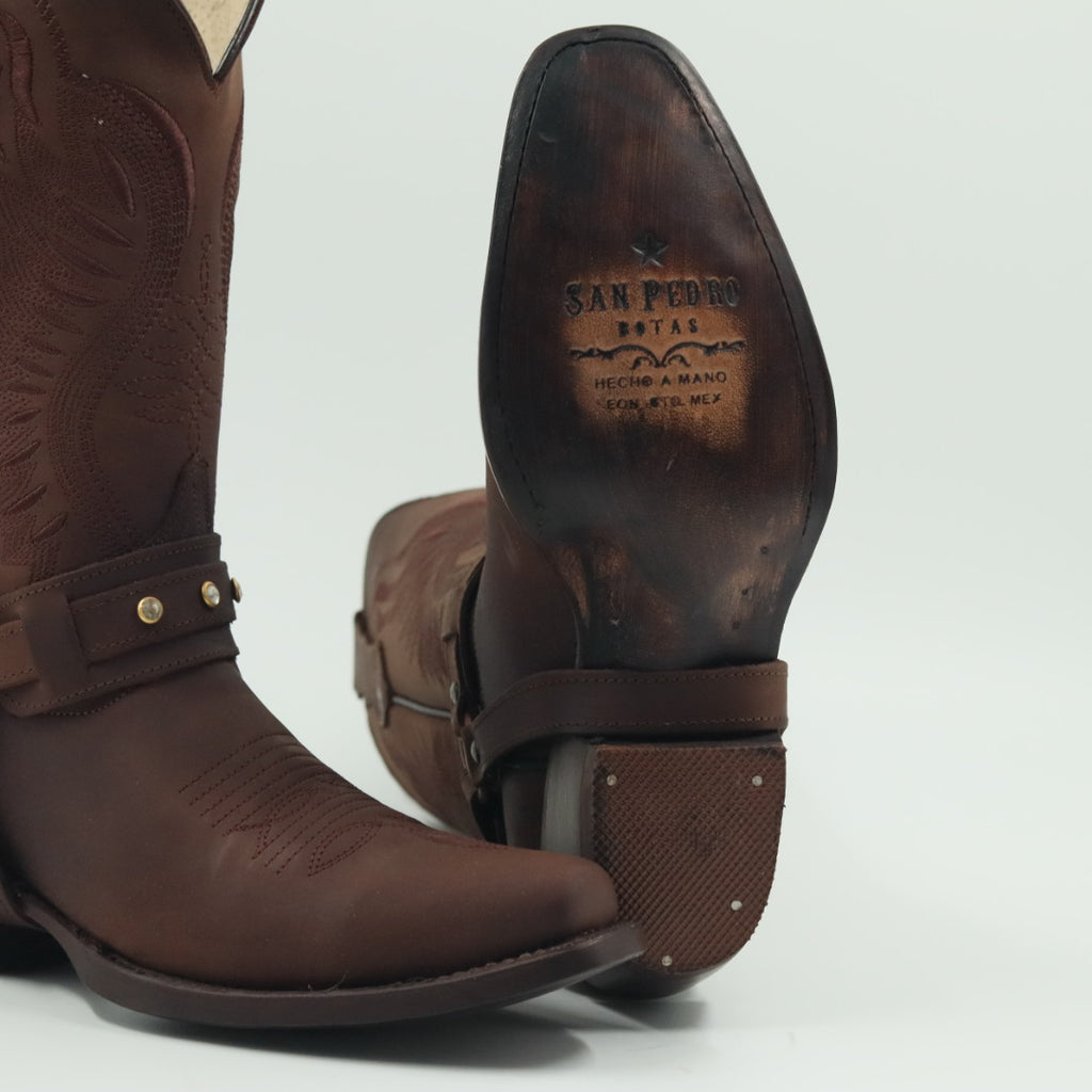 BOTA VAQUERA PARA DAMA DE PIEL MODELO PERA 045