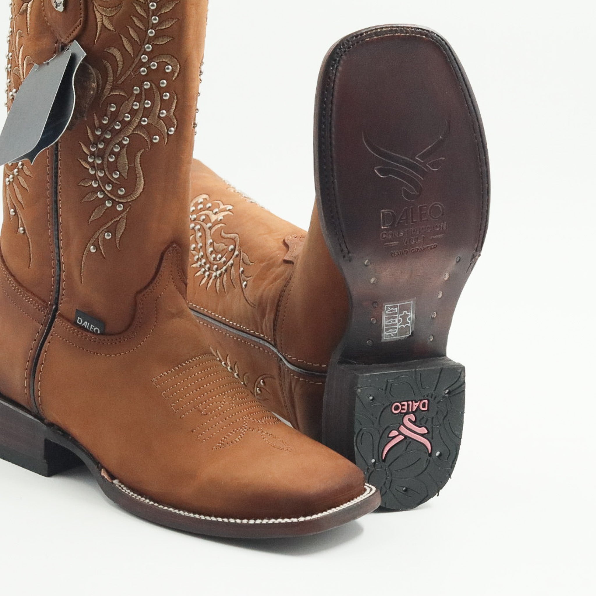 BOTA VAQUERA PARA DAMA DE PIEL MODELO RAQUEL