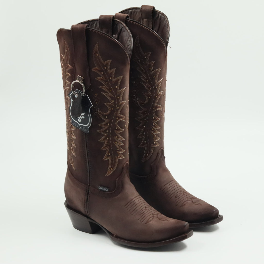 BOTA VAQUERA PARA DAMA DE PIEL MODELO RUBI
