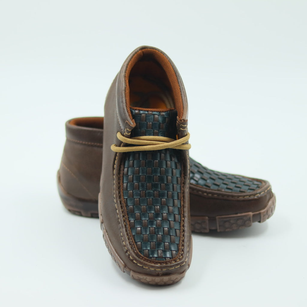 ZAPATO PARA CABALLERO DE PIEL MODELO WALLABI PETATILLO AZUL