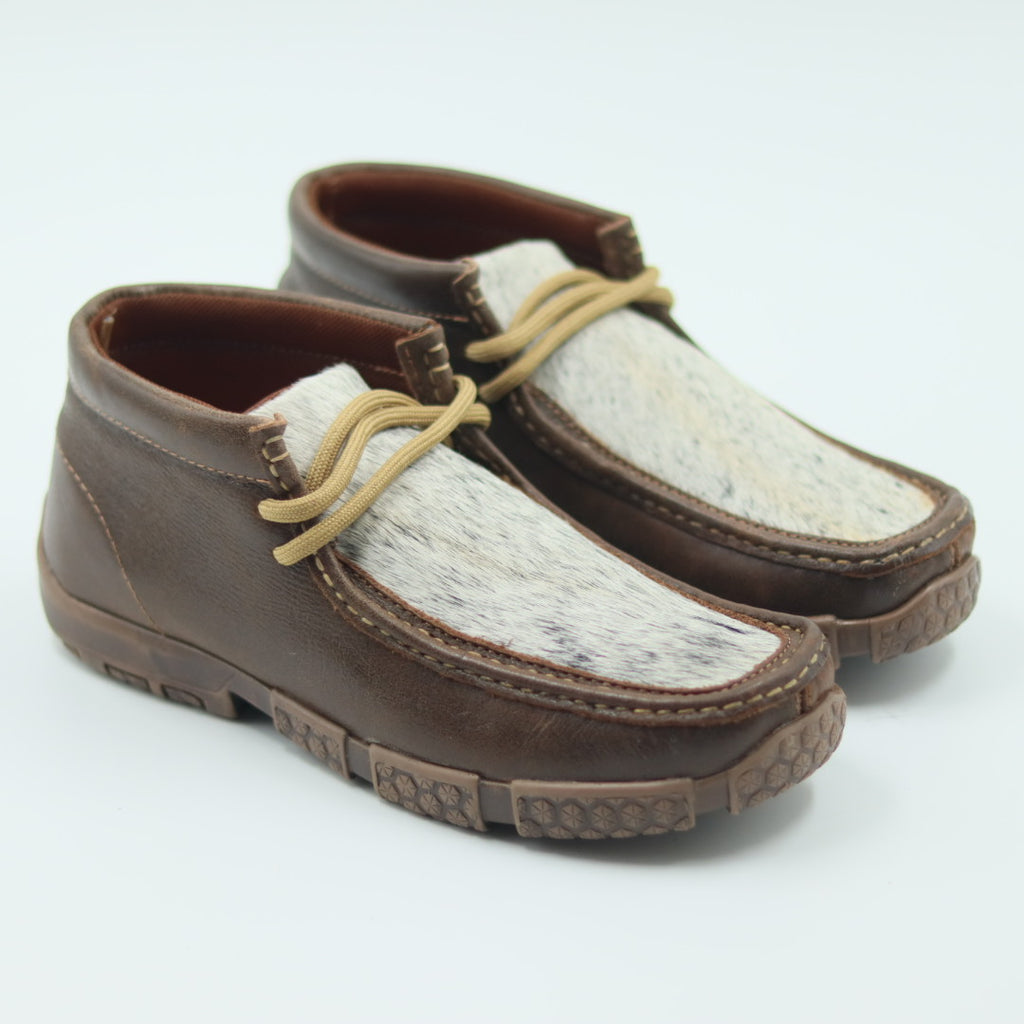 ZAPATO PARA CABALLERO DE PIEL MODELO WALLABI PELO