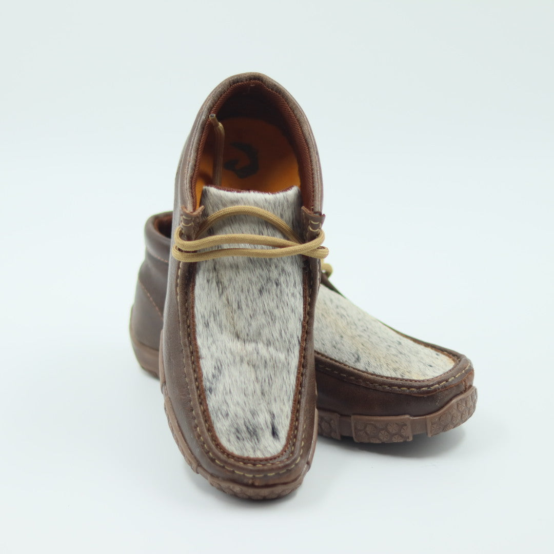 ZAPATO PARA CABALLERO DE PIEL MODELO WALLABI PELO