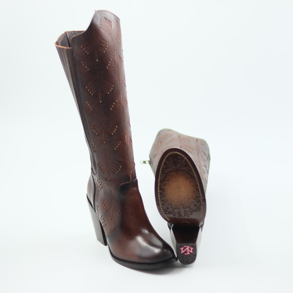BOTA VAQUERA PARA DAMA DE PIEL MODELO SOBERBIA